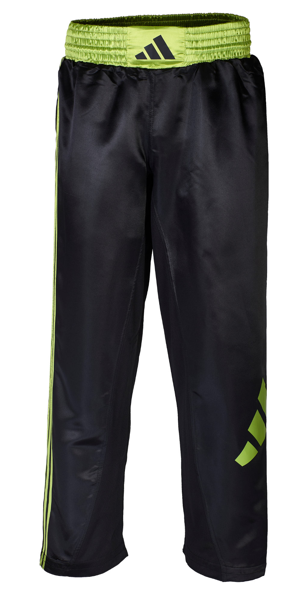 adidas Kickboxing pants black/shock lime, adiKBUN100T